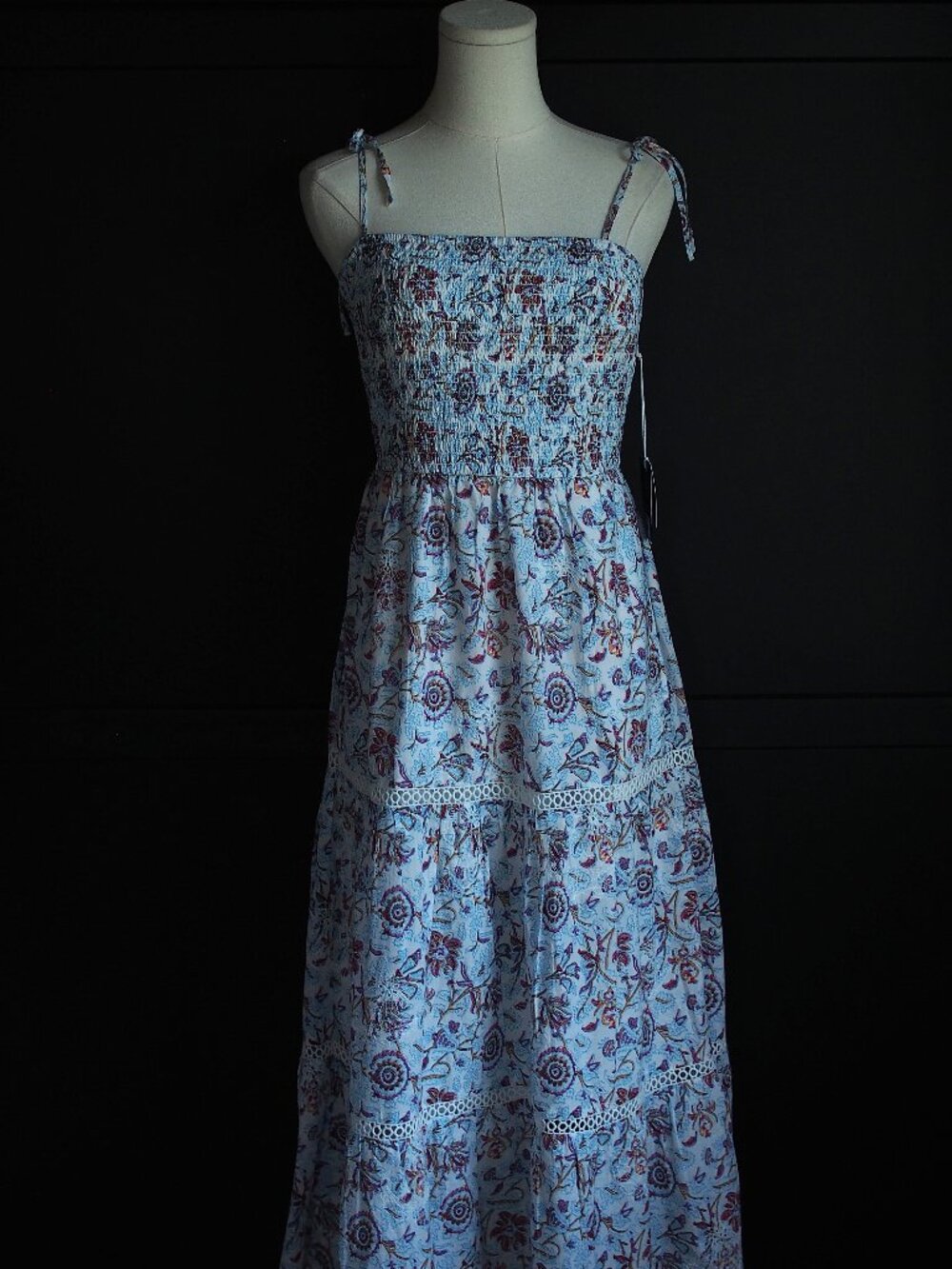 Roller Rabbit x Target | Smocked Floral Tiered A-Line Dress